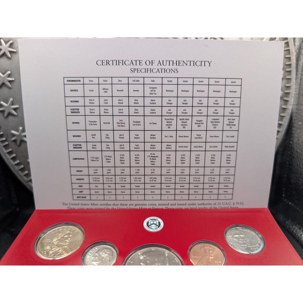 2018 U.S. Mint Set – Denver (D) – Complete 10‑Coin Set - Picture 2 of 2